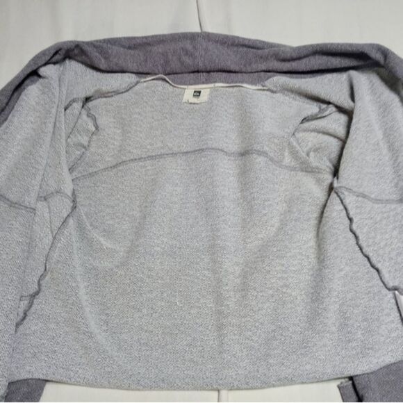 Quiksilver Diagonal Knit Draped Cardigan Gray Small - Picture 10 of 12